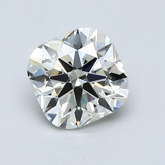 0.90 Carat Cushion Modified Brilliant Diamond, L Color, VS2 Clarity, GIA Certified