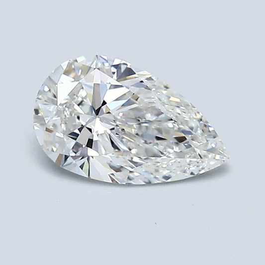 0.72 Carat Pear Diamond, F Color, VS1 Clarity, GIA Certified