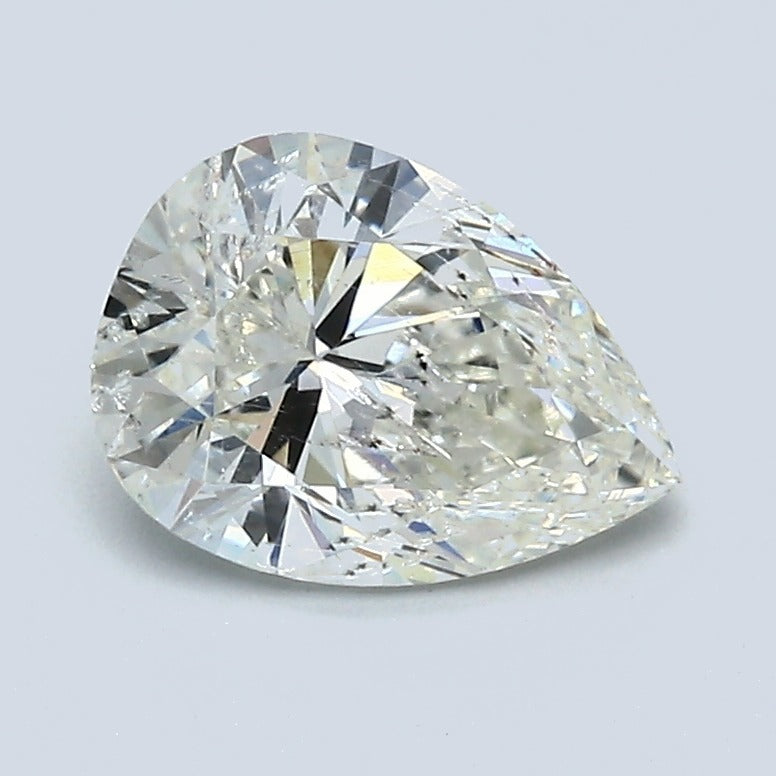 1.30 Carat Pear Diamond, J Color, I1 Clarity, GIA Certified