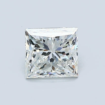 0.80 Carat Princess Diamond, H Color, VVS2 Clarity, GIA Certified