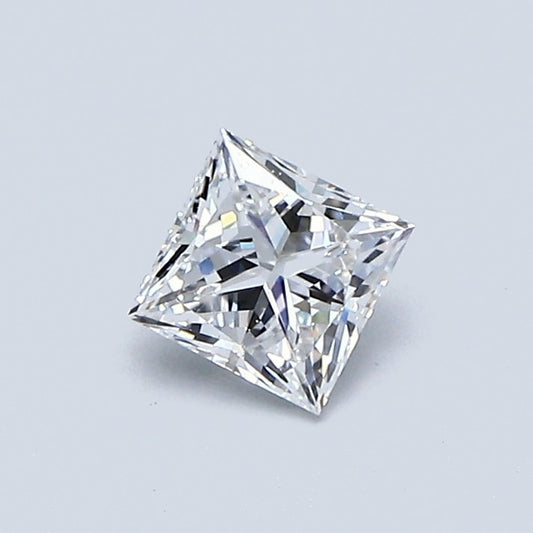 0.51 Carat Princess Diamond, E Color, VS2 Clarity, GIA Certified