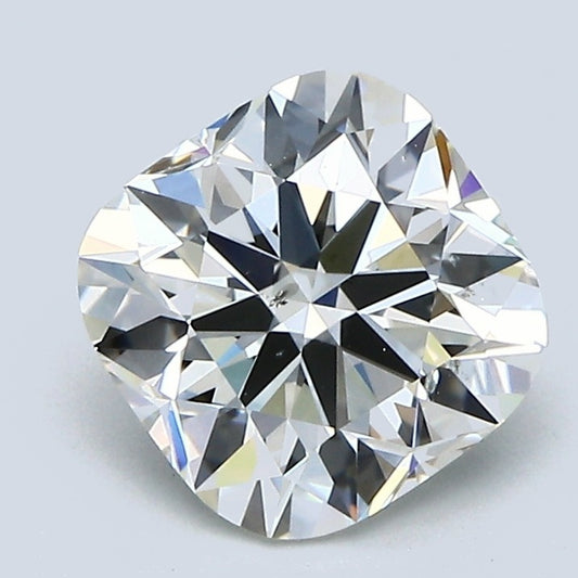 2.11 Carat Cushion Modified Brilliant Diamond, J Color, SI1 Clarity, GIA Certified