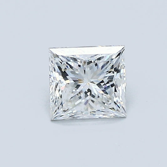 0.70 Carat Princess Diamond, E Color, VVS2 Clarity, GIA Certified