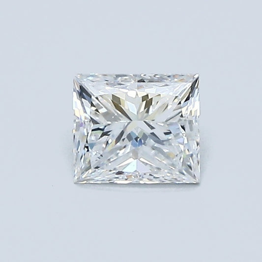 0.68 Carat Princess Diamond, D Color, VS1 Clarity, GIA Certified