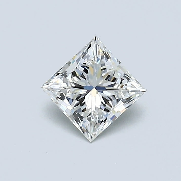 0.57 Carat Princess Diamond, H Color, VVS1 Clarity, GIA Certified