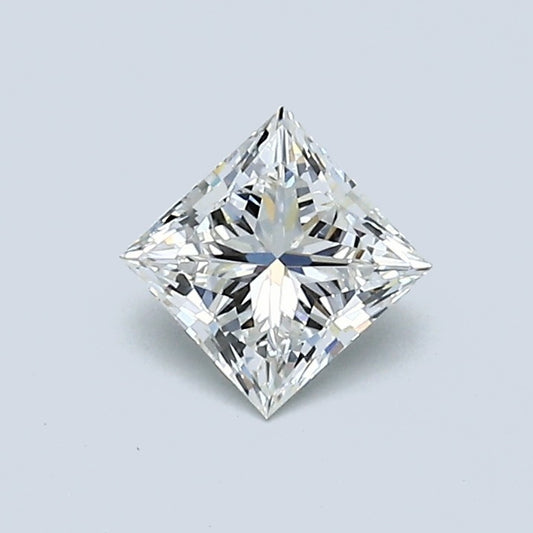 0.57 Carat Princess Diamond, H Color, VVS1 Clarity, GIA Certified