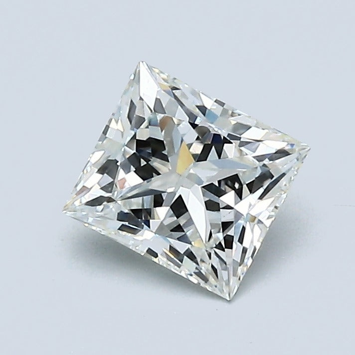 0.88 Carat Princess Diamond, I Color, VVS2 Clarity, GIA Certified