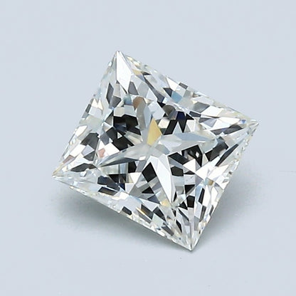 0.88 Carat Princess Diamond, I Color, VVS2 Clarity, GIA Certified