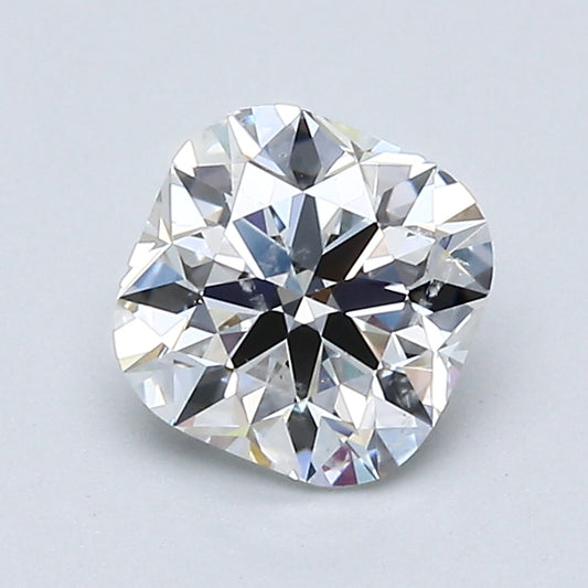 1.06 Carat Cushion Modified Brilliant Diamond, F Color, SI2 Clarity, GIA Certified