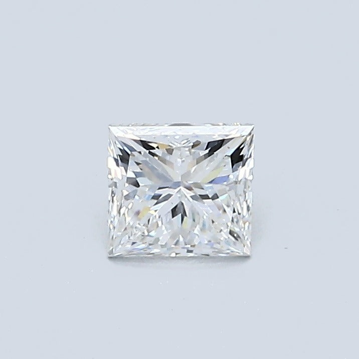 0.50 Carat Princess Diamond, E Color, VVS2 Clarity, GIA Certified