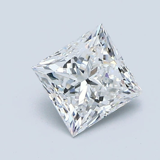 1.01 Carat Princess Diamond, F Color, VVS2 Clarity, GIA Certified