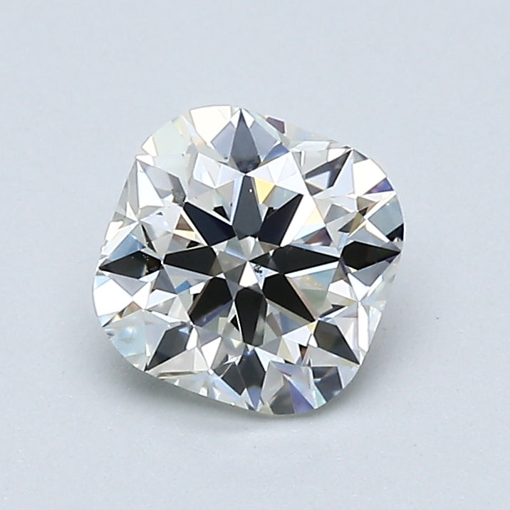 0.90 Carat Cushion Modified Brilliant Diamond, I Color, SI1 Clarity, GIA Certified