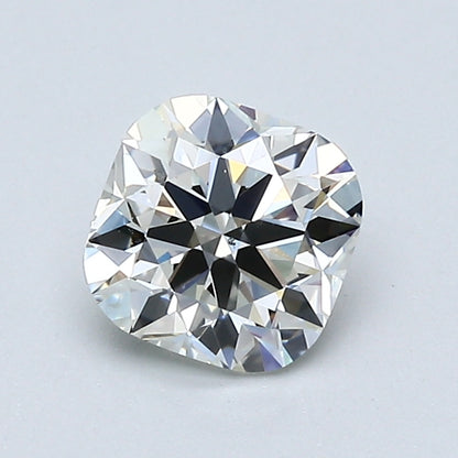 0.90 Carat Cushion Modified Brilliant Diamond, I Color, SI1 Clarity, GIA Certified