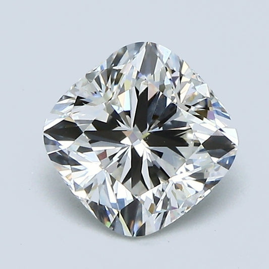 1.54 Carat Cushion Modified Brilliant Diamond, H Color, VS2 Clarity, GIA Certified