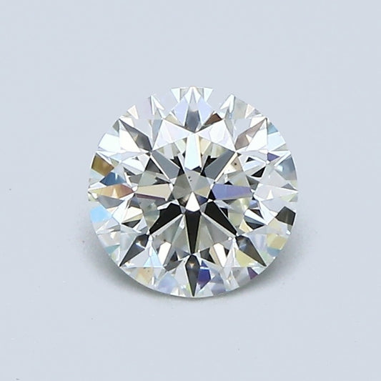 0.74 Carat Round Diamond, I Color, VS1 Clarity