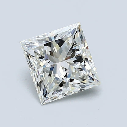1.00 Carat Princess Diamond, J Color, VS2 Clarity, GIA Certified