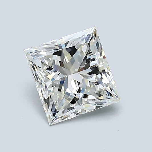 1.00 Carat Princess Diamond, J Color, VS2 Clarity, GIA Certified