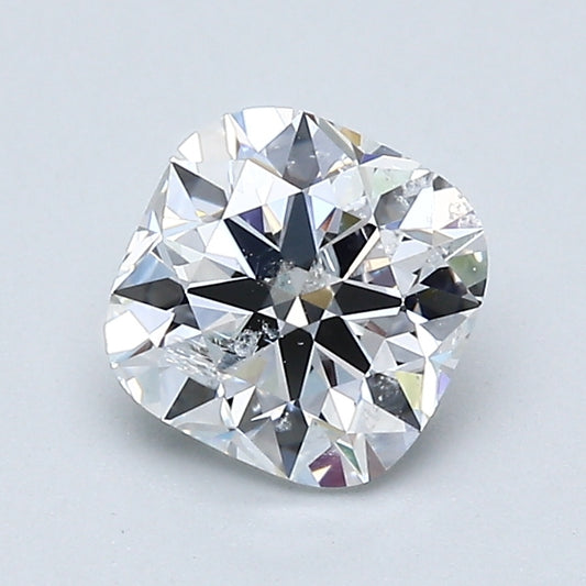 1.09 Carat Cushion Modified Brilliant Diamond, D Color, I1 Clarity, GIA Certified