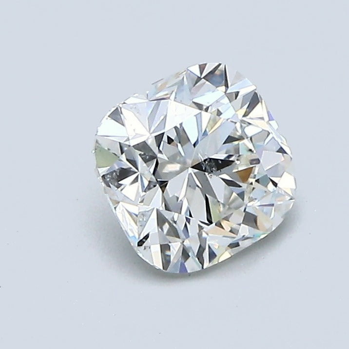 1.01 Carat Cushion Modified Brilliant Diamond, I Color, SI2 Clarity, GIA Certified