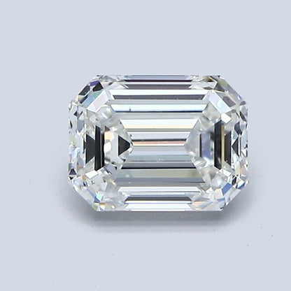 1.00 Carat Emerald Diamond, H Color, VS2 Clarity, GIA Certified