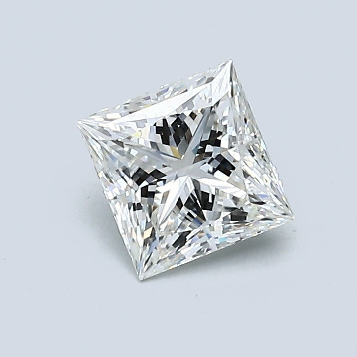 0.79 Carat Princess Diamond, H Color, VVS1 Clarity, GIA Certified