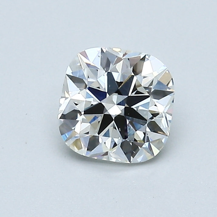 0.83 Carat Cushion Modified Brilliant Diamond, H Color, SI1 Clarity, GIA Certified