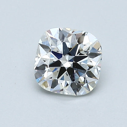 0.83 Carat Cushion Modified Brilliant Diamond, H Color, SI1 Clarity, GIA Certified