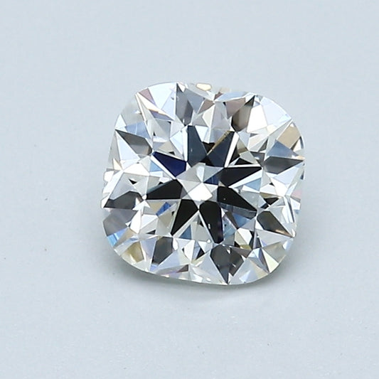 0.83 Carat Cushion Modified Brilliant Diamond, H Color, SI1 Clarity, GIA Certified