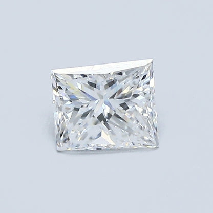 0.55 Carat Princess Diamond, E Color, VVS2 Clarity, GIA Certified
