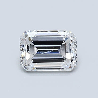 0.70 Carat Emerald Diamond, D Color, I1 Clarity, GIA Certified