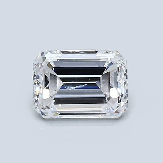 0.70 Carat Emerald Diamond, D Color, I1 Clarity, GIA Certified