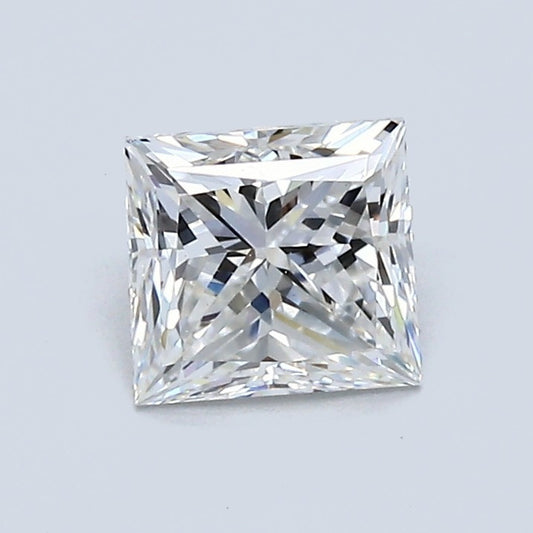 0.96 Carat Princess Diamond, F Color, VS2 Clarity, GIA Certified
