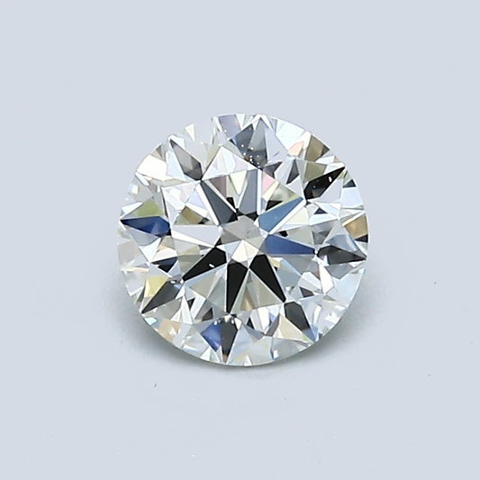 0.70 Carat Round Diamond, I Color, VS2 Clarity, GIA Certified