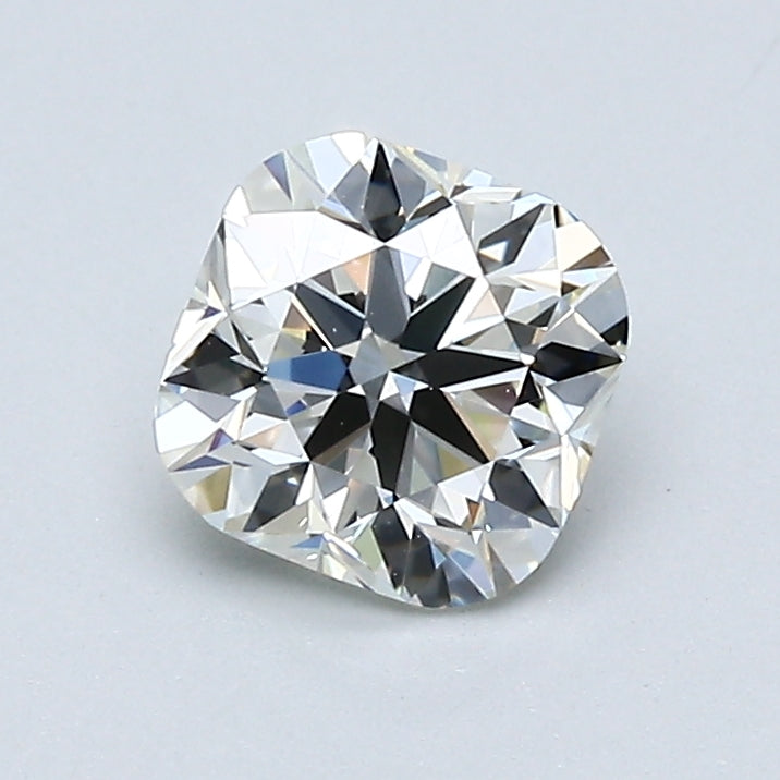 0.90 Carat Cushion Modified Brilliant Diamond, J Color, VS2 Clarity, GIA Certified