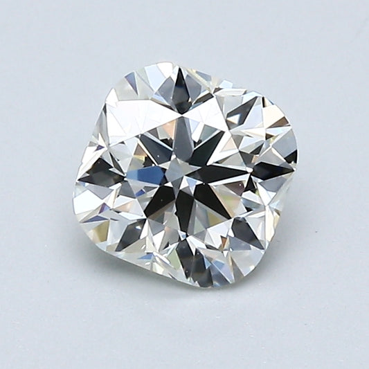 0.90 Carat Cushion Modified Brilliant Diamond, J Color, VS2 Clarity, GIA Certified