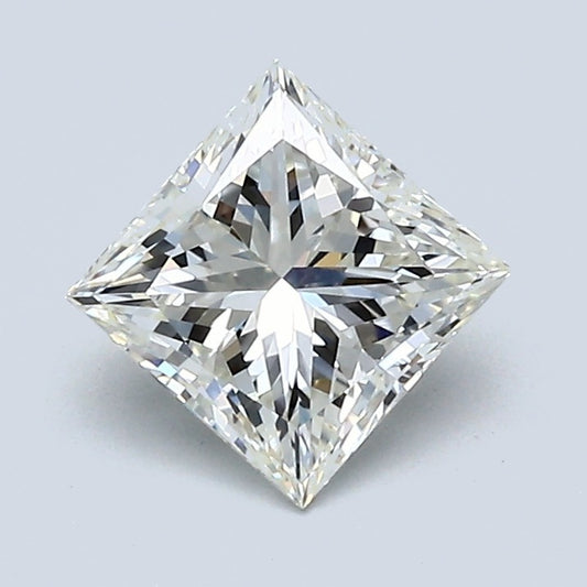 1.06 Carat Princess Diamond, J Color, VVS2 Clarity, GIA Certified