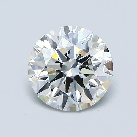 1.08 Carat Round Diamond, I Color, SI1 Clarity, GIA Certified