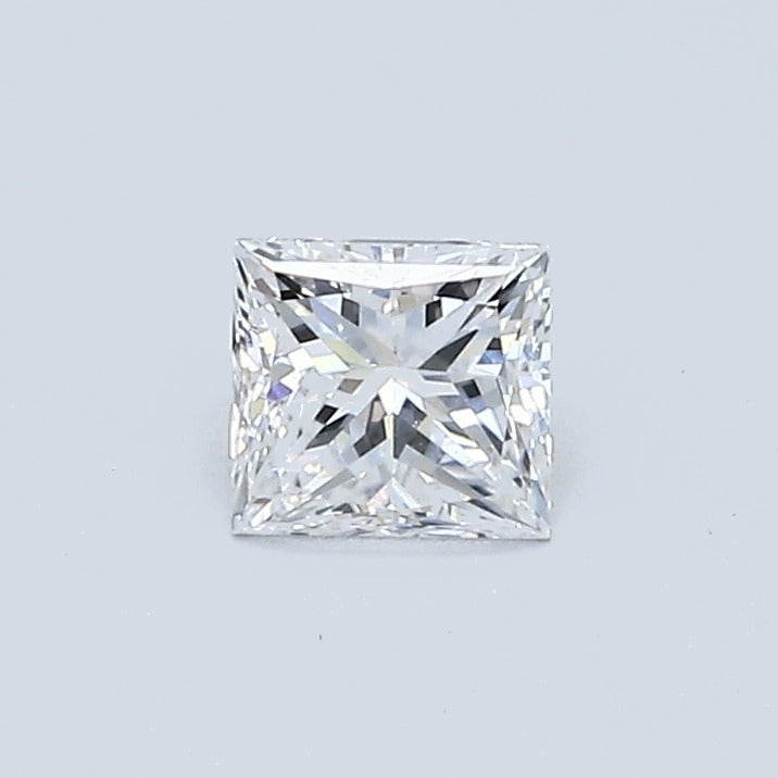 0.50 Carat Princess Diamond, D Color, VS2 Clarity, GIA Certified