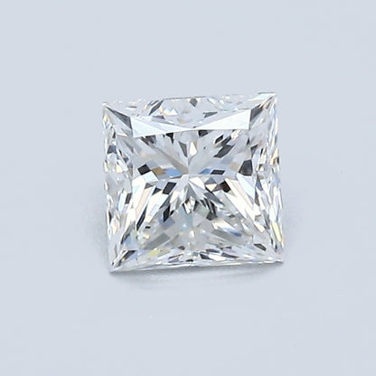 0.70 Carat Princess Diamond, F Color, SI1 Clarity, GIA Certified