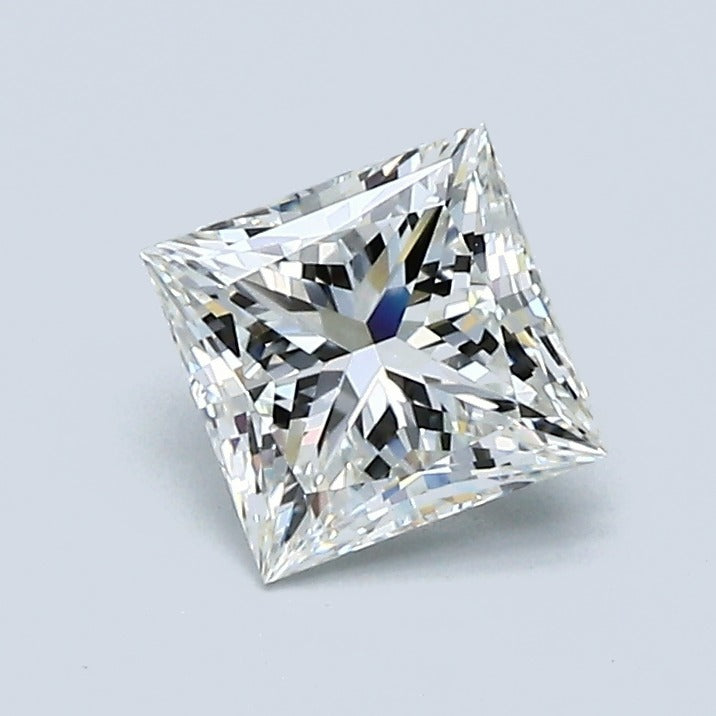 1.00 Carat Princess Diamond, I Color, VS2 Clarity, GIA Certified