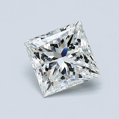 1.00 Carat Princess Diamond, I Color, VS2 Clarity, GIA Certified