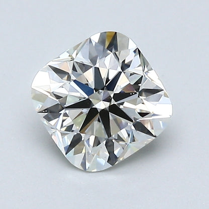 1.09 Carat Cushion Modified Brilliant Diamond, J Color, VS2 Clarity, GIA Certified