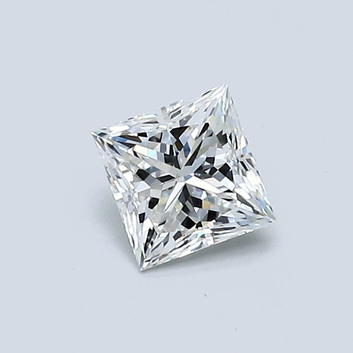 0.58 Carat Princess Diamond, G Color, VVS2 Clarity, GIA Certified
