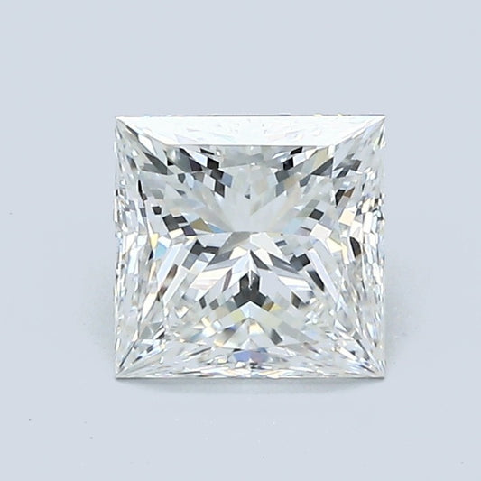 1.06 Carat Princess Diamond, F Color, VVS1 Clarity, GIA Certified