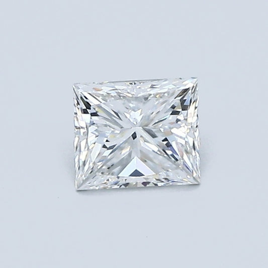 0.60 Carat Princess Diamond, D Color, VS2 Clarity, GIA Certified