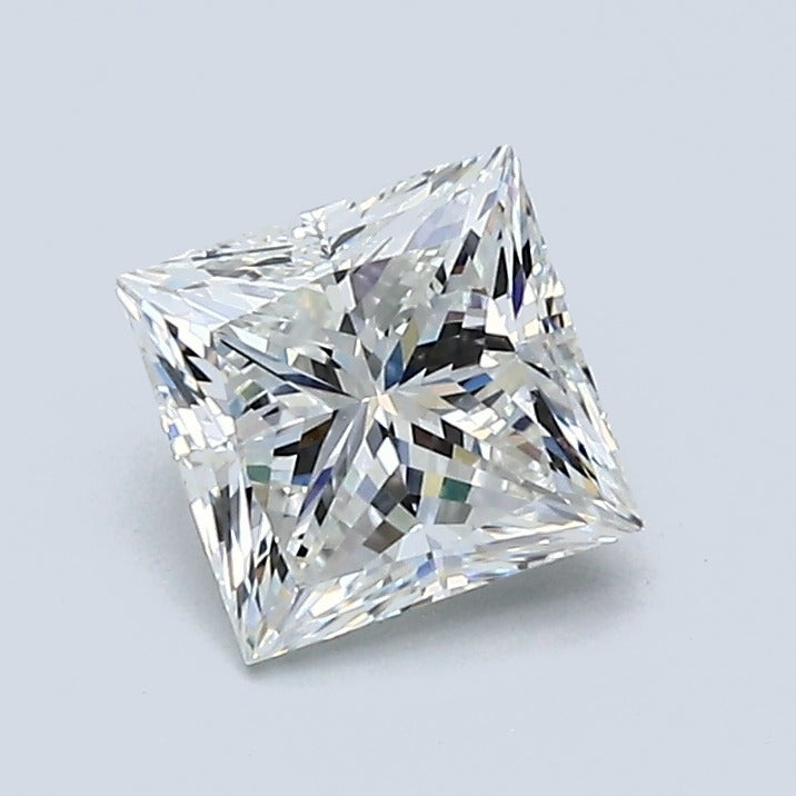1.00 Carat Princess Diamond, I Color, VS1 Clarity, GIA Certified