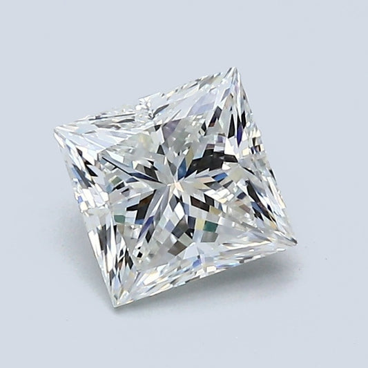 1.00 Carat Princess Diamond, I Color, VS1 Clarity, GIA Certified
