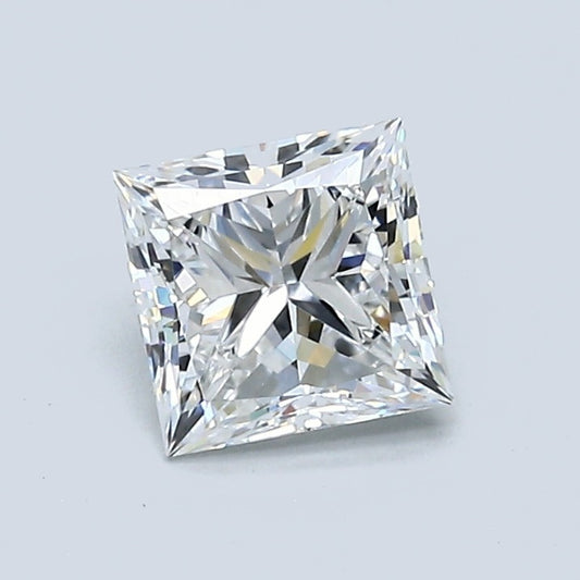 1.01 Carat Princess Diamond, E Color, VS1 Clarity, GIA Certified