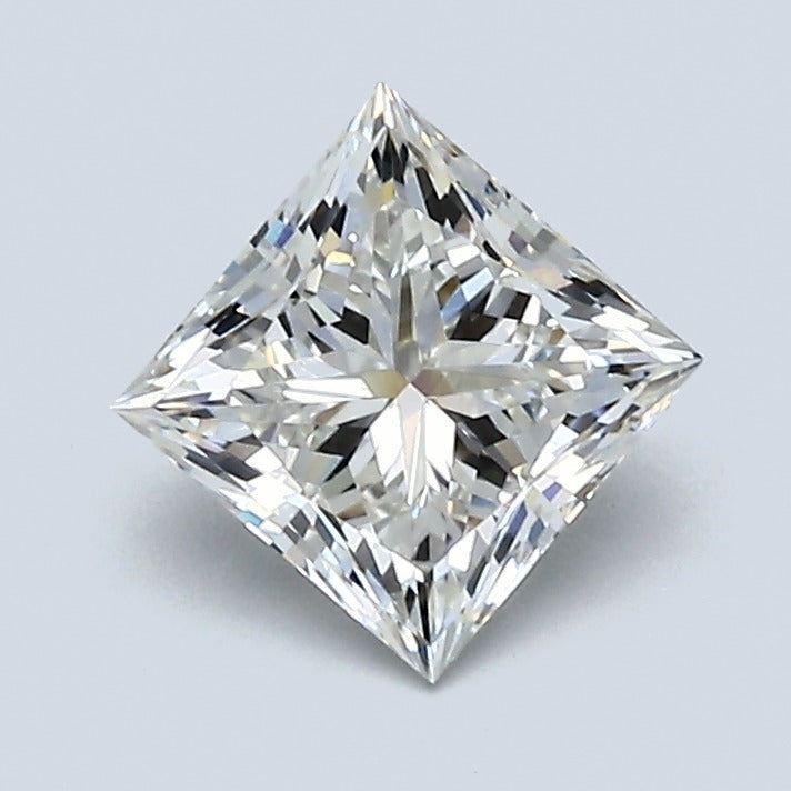 1.06 Carat Princess Diamond, J Color, SI1 Clarity, GIA Certified
