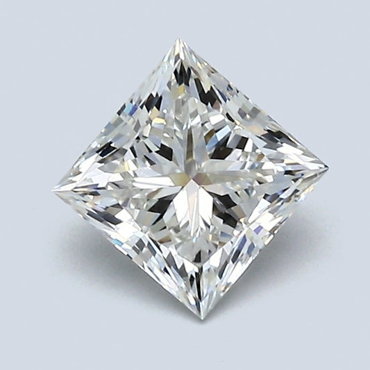 1.06 Carat Princess Diamond, J Color, SI1 Clarity, GIA Certified